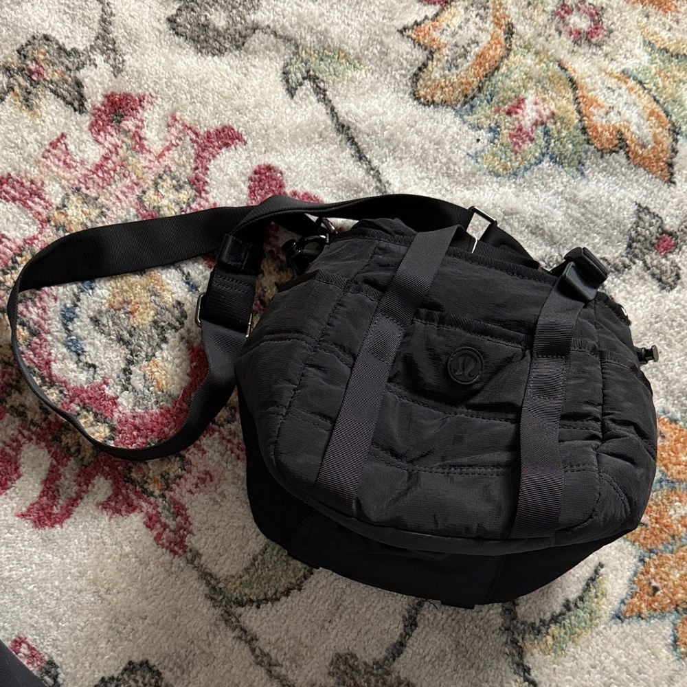 Black Quilted Backpack - image 4